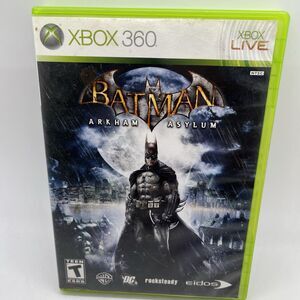 Batman: Arkham Asylum (Xbox 360, 2009) Complete Tested Working